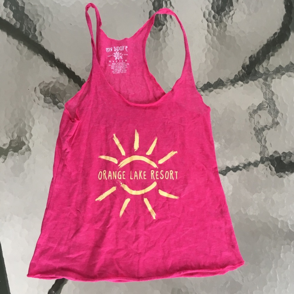 Pink tank top
